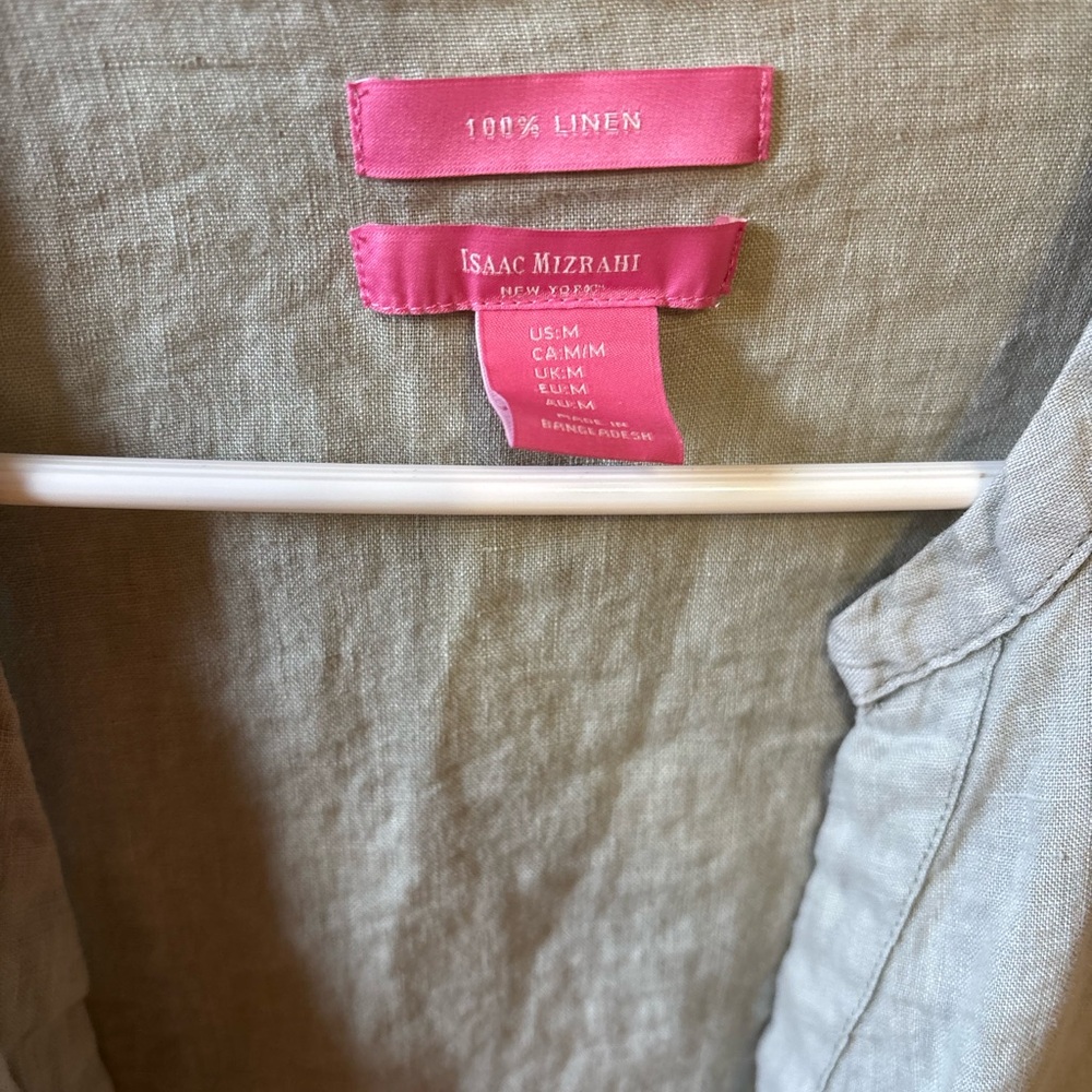 100% linen top